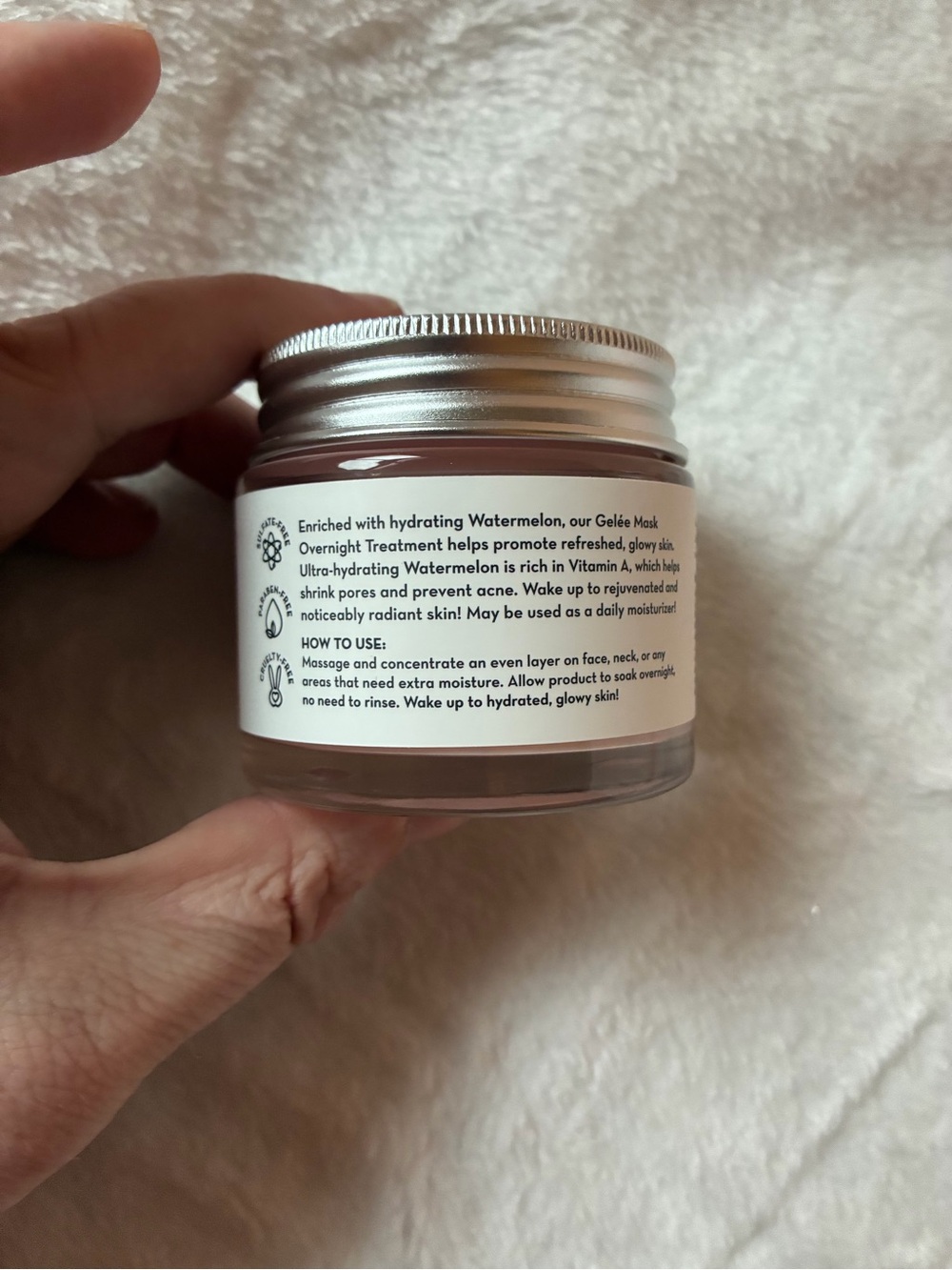 Watermelon Gelée Mask Overnight Treatment - The Crème Shop - Picture 3 of 6